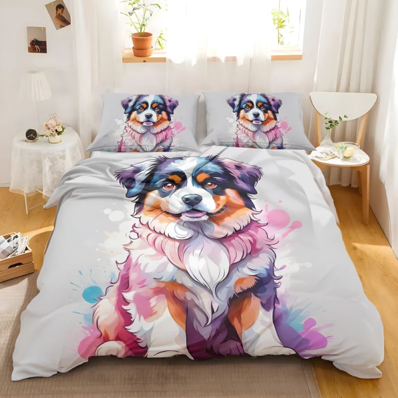 Agile Australian Shepherd Dog Performer Bedding Set 2