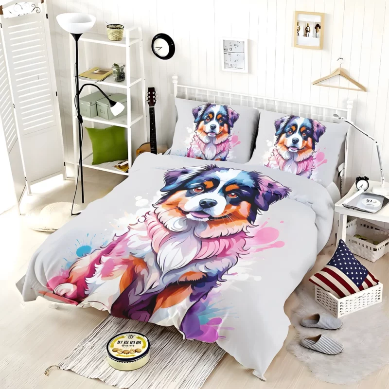 Agile Australian Shepherd Dog Performer Bedding Set