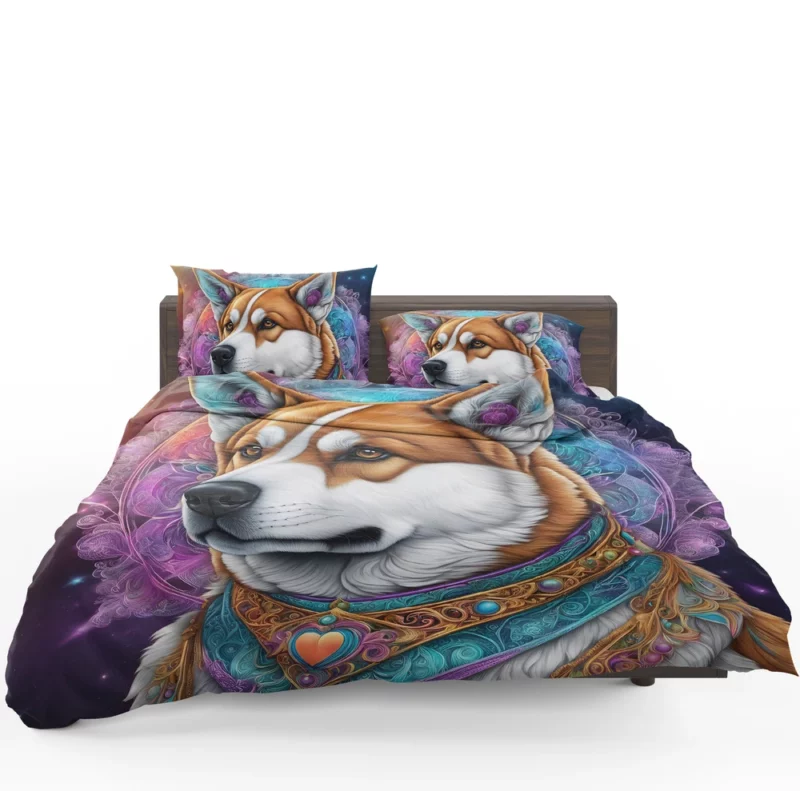 Akita Heritage Dog Proud Legacy Bedding Set 1