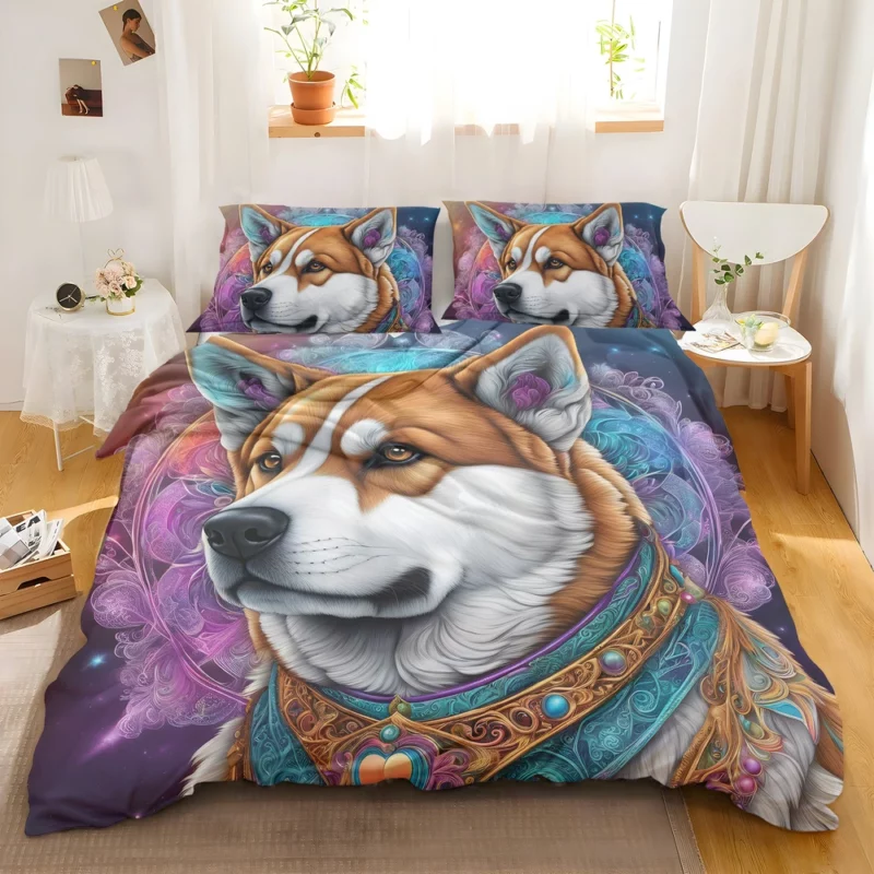 Akita Heritage Dog Proud Legacy Bedding Set 2