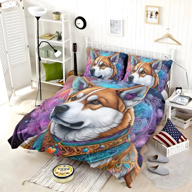 Akita Heritage Dog Proud Legacy Bedding Set