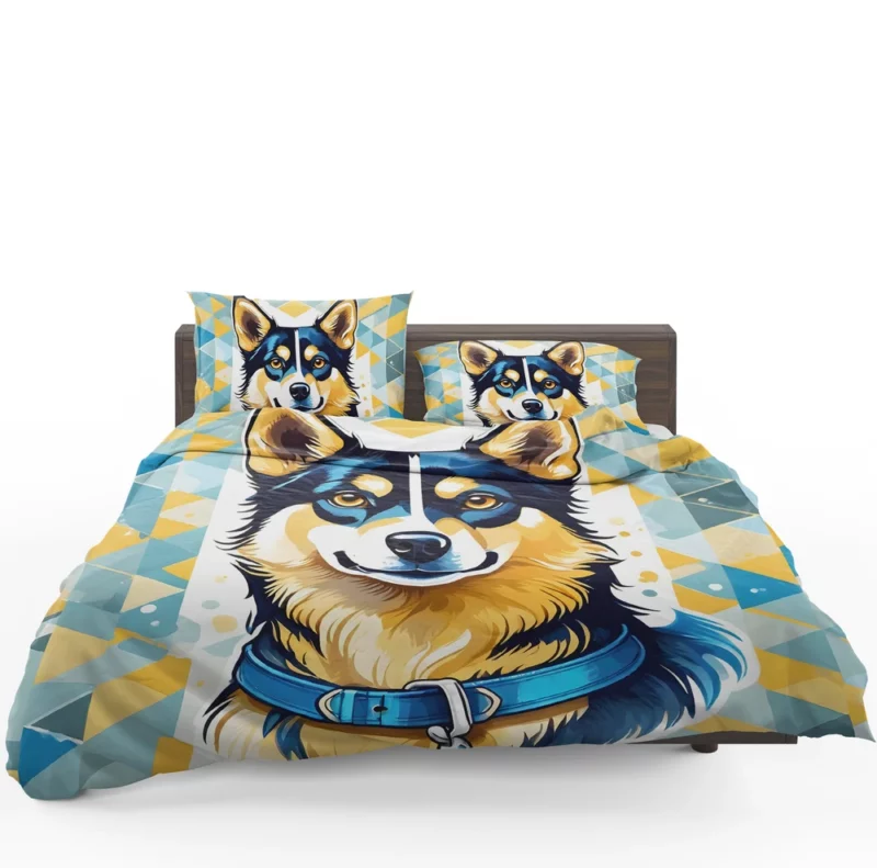 Alaskan Klee Kai Charm Dog Magic Bedding Set 1