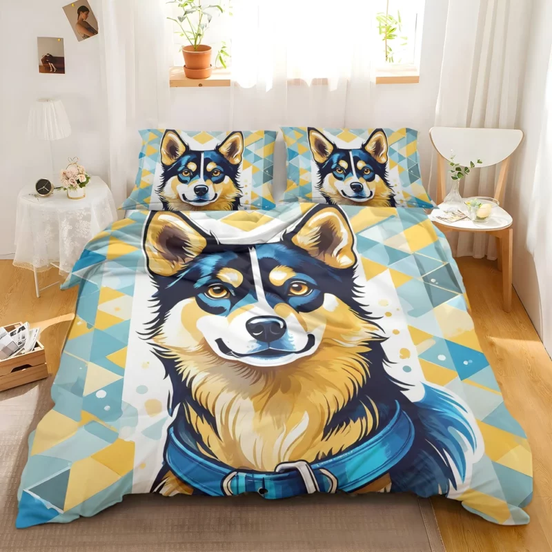 Alaskan Klee Kai Charm Dog Magic Bedding Set 2