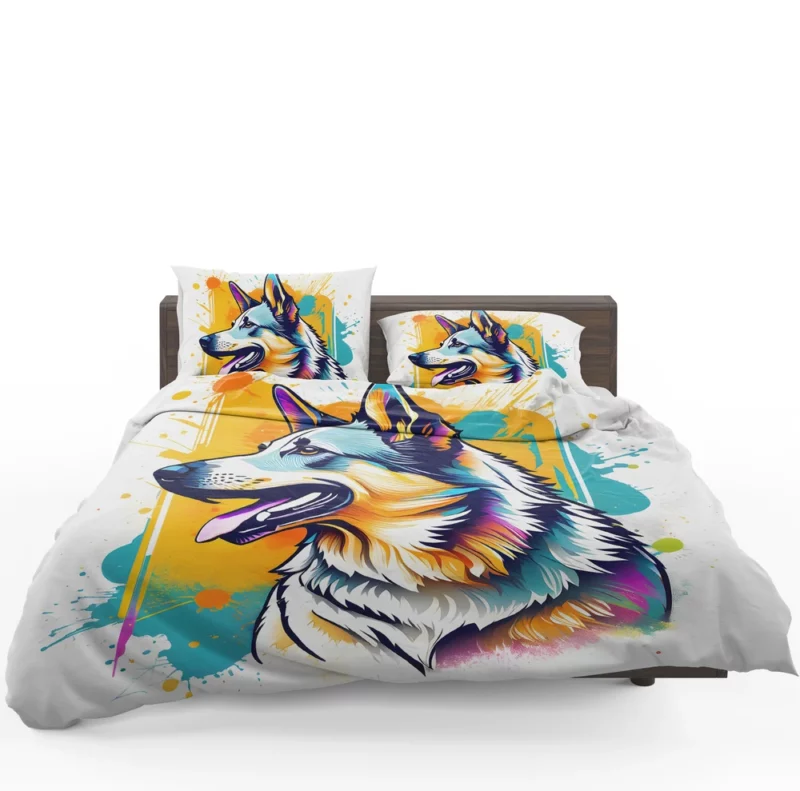 Alert Australian Cattle Dog Canine Vigilance Bedding Set 1