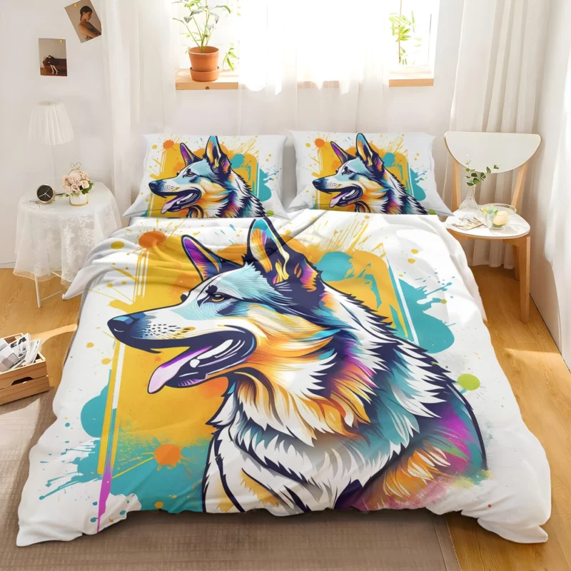 Alert Australian Cattle Dog Canine Vigilance Bedding Set 2