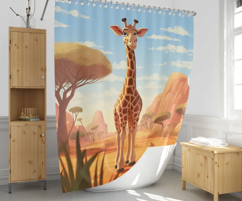 Amazing Animal Portrait Designs Shower Curtain 1