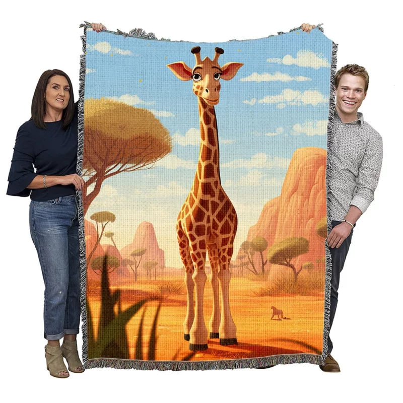 Amazing Animal Portrait Designs Woven Blanket