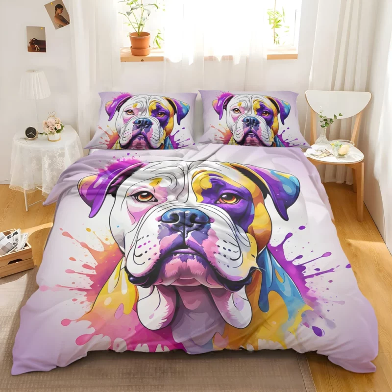 American Bulldog Heritage Dog Legacy Bedding Set 2