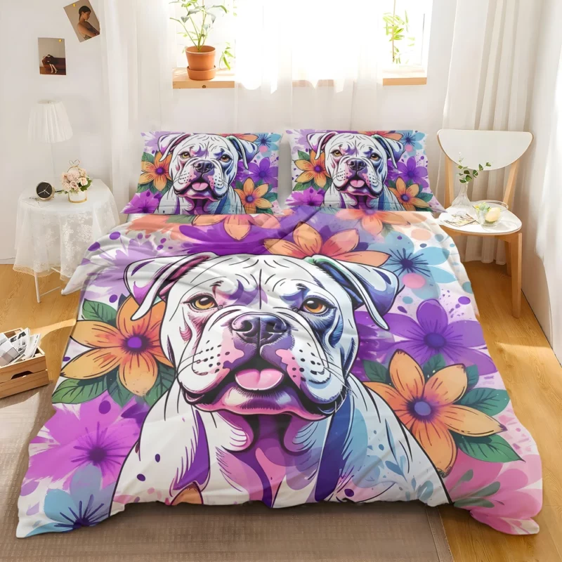 American Bulldog Vigilance Dog Watch Bedding Set 2