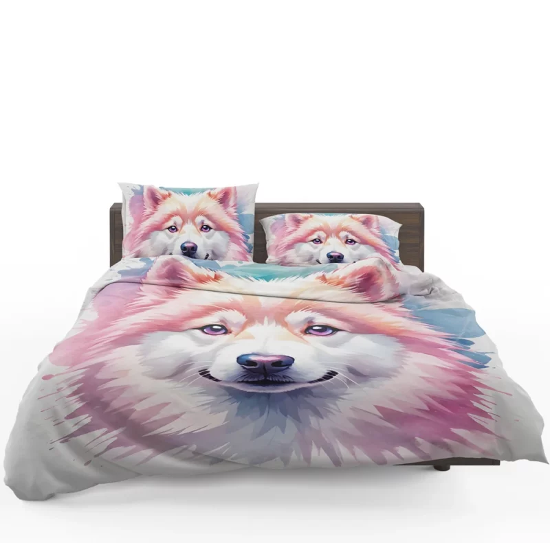 American Eskimo Joy Dog Delight Bedding Set 1