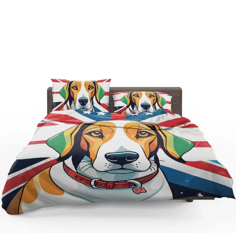 American Foxhound Grace Dog Elegant Prowess Bedding Set 1