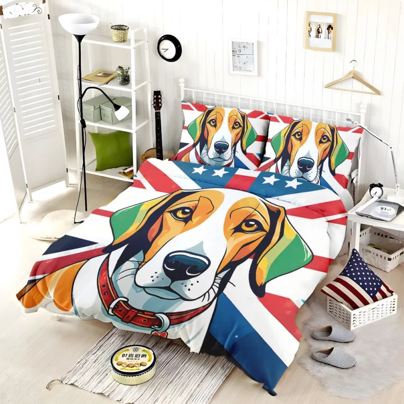 American Foxhound Grace Dog Elegant Prowess Bedding Set