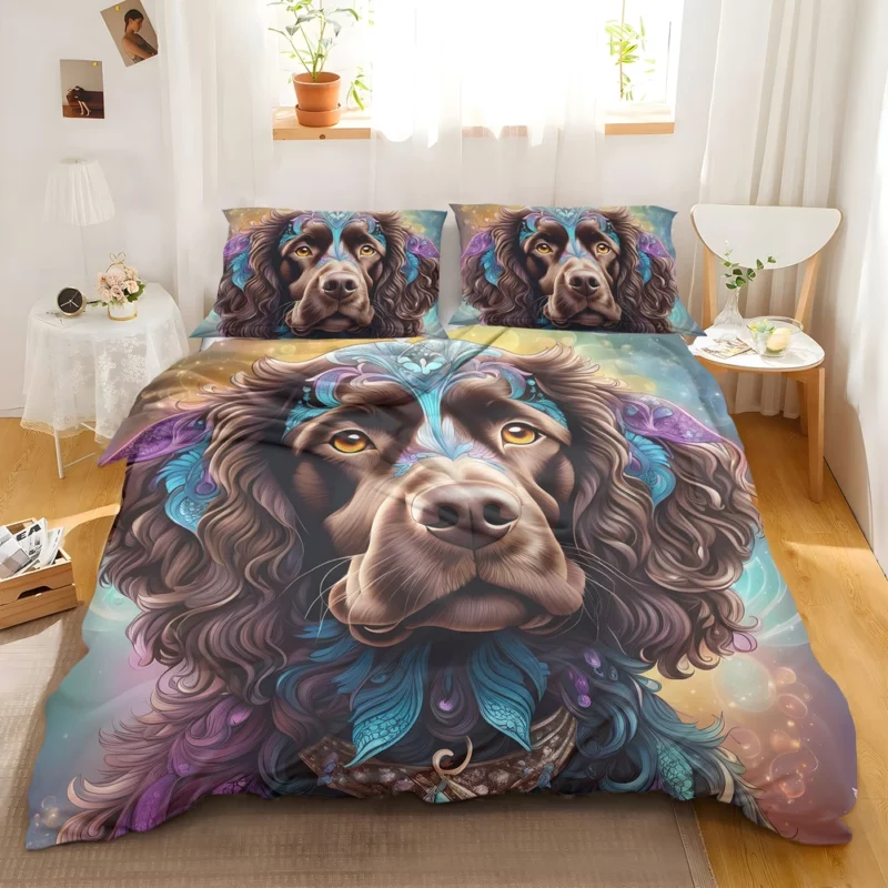 American Water Spaniel Charm Dog Delight Bedding Set 2