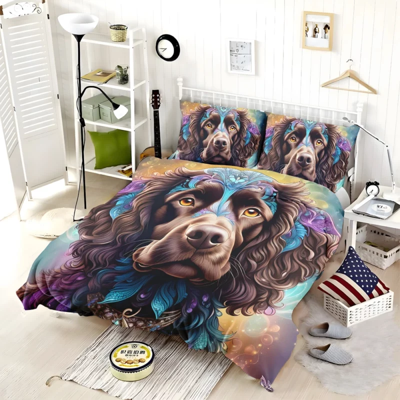 American Water Spaniel Charm Dog Delight Bedding Set