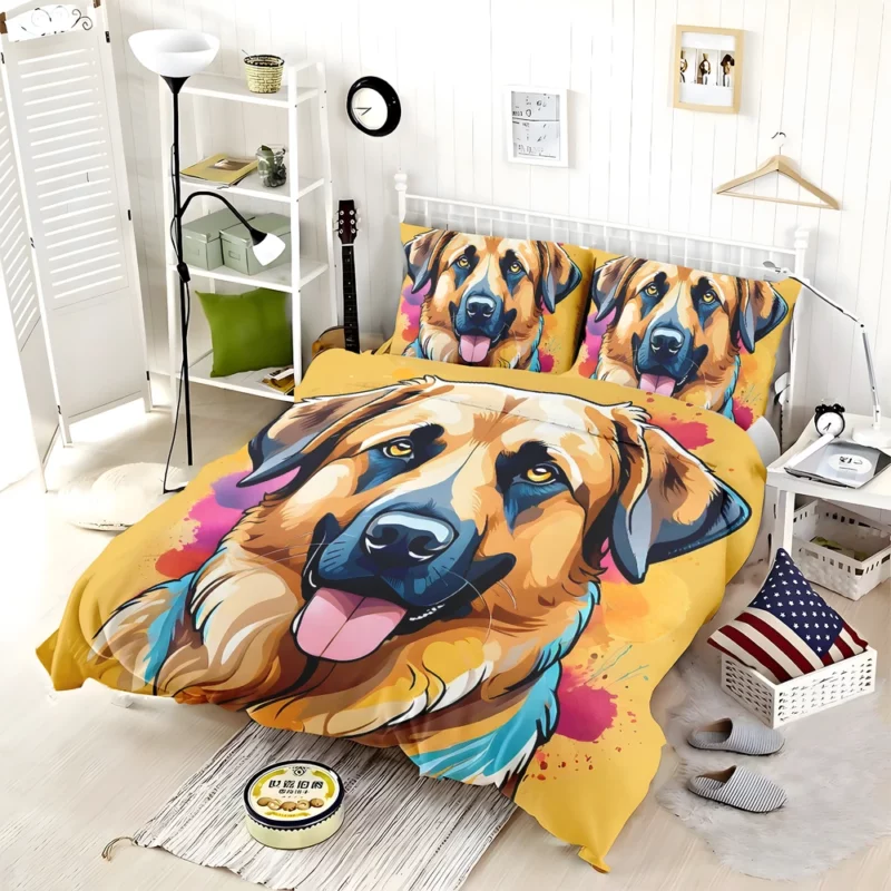 Anatolian Shepherd Charm Dog Endearing Spirit Bedding Set