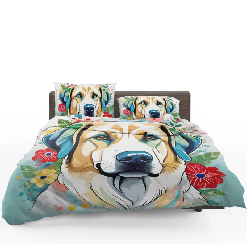 Anatolian Shepherd Spirit Dog Courageous Heart Bedding Set 1