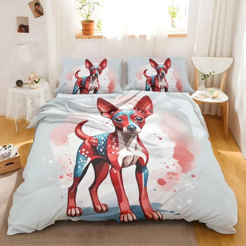 Ancient Wonder Xoloitzcuintli Dog Breed Bedding Set 2