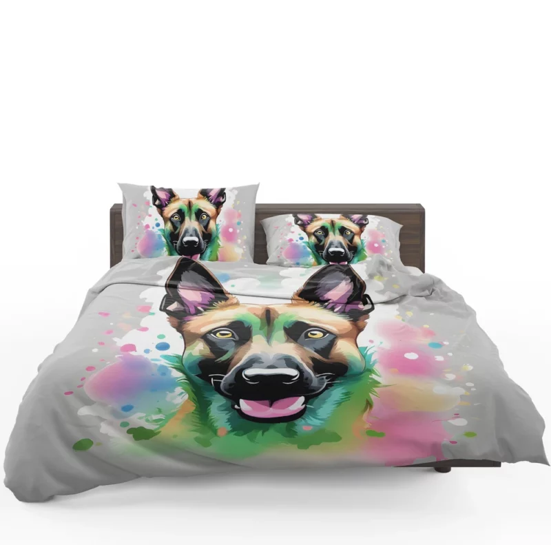 Athlete Belgian Malinois Dog Bedding Set 1