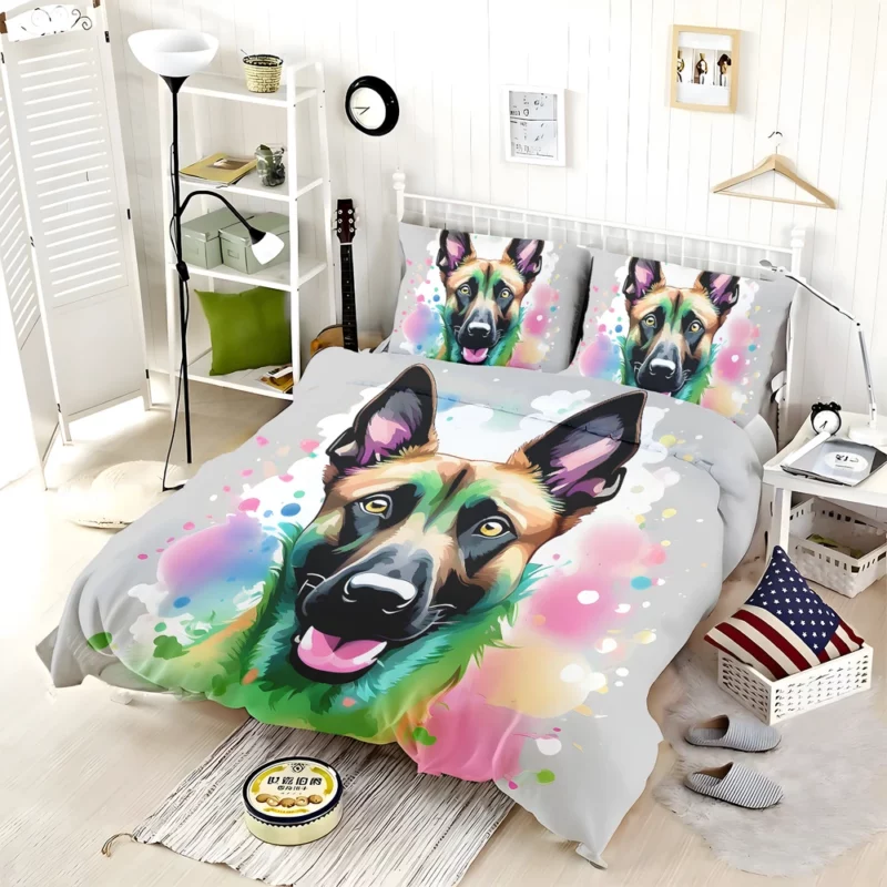 Athlete Belgian Malinois Dog Bedding Set