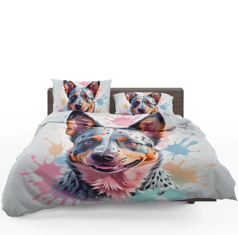 Australian Cattle Charm Dog Endearing Spirit Bedding Set 1