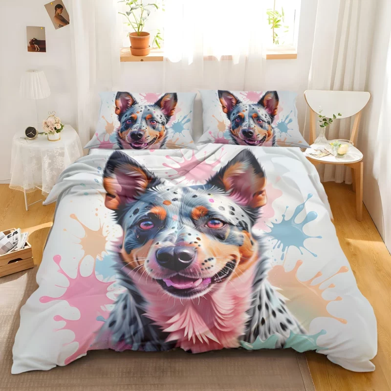 Australian Cattle Charm Dog Endearing Spirit Bedding Set 2