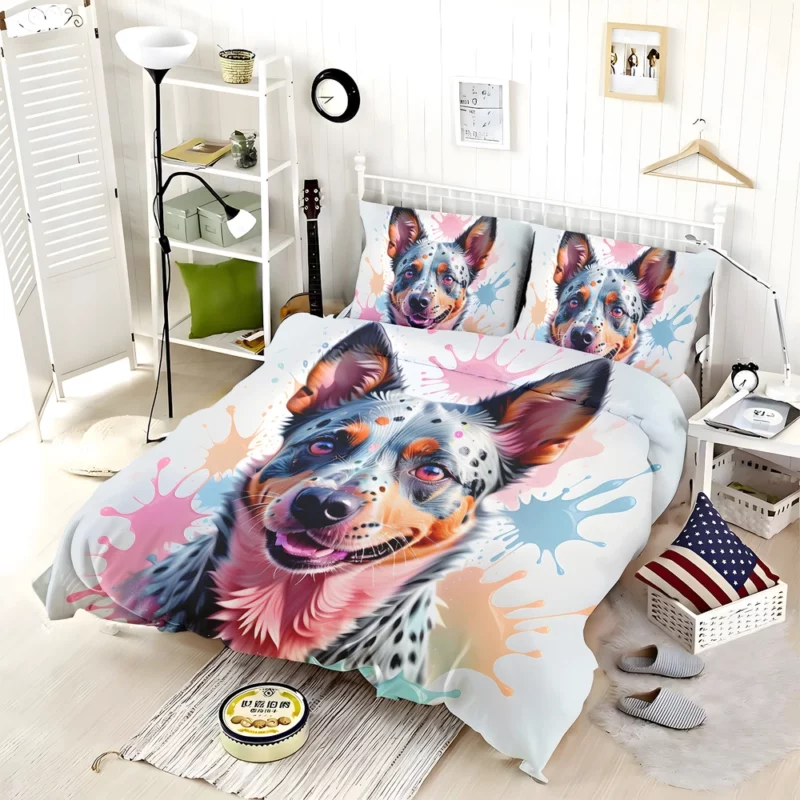 Australian Cattle Charm Dog Endearing Spirit Bedding Set