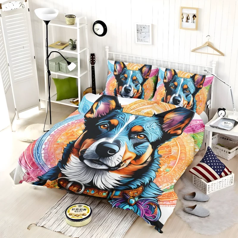 Australian Cattle Majesty Dog Presence Bedding Set