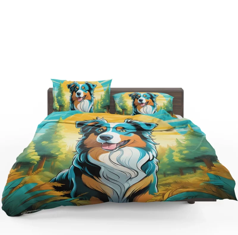 Australian Charm Dog Shepherd Spirit Bedding Set 1