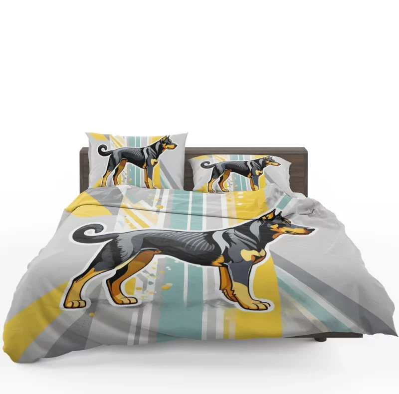 Beauceron Charm Dog Endearing Spirit Bedding Set 1