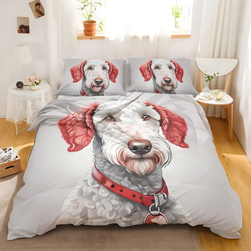 Bedlington Terrier Heritage Dog Fluffy Legacy Bedding Set 2