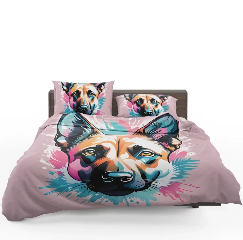 Belgian Charm Dog Malinois Bedding Set 1