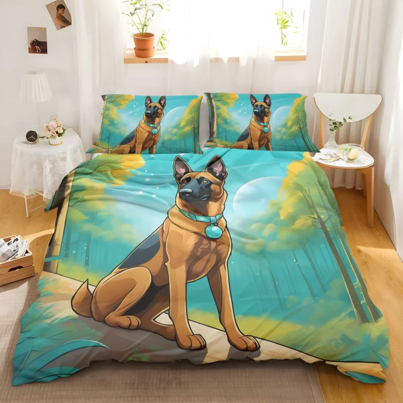 Belgian Malinois Majesty Dog Playful Bedding Set 2