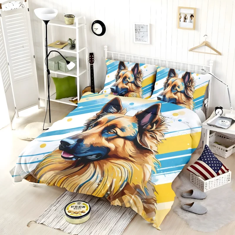 Belgian Tervuren Dog Agility Ace Bedding Set