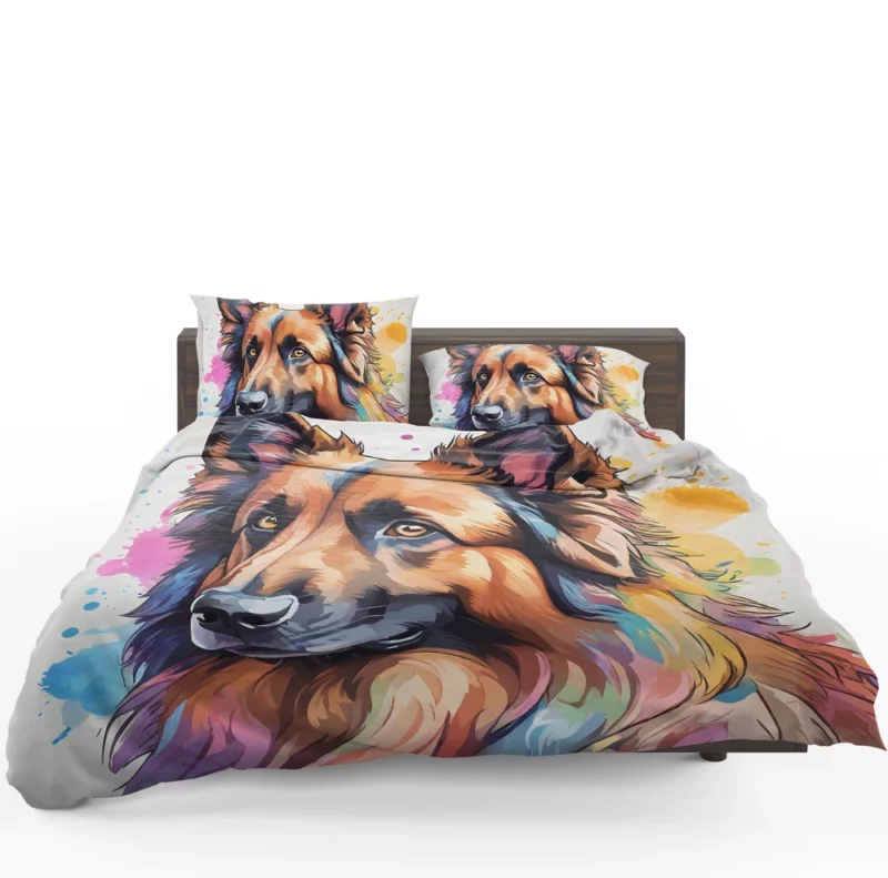 Belgian Tervuren Dog Enthusiast Guide Bedding Set 1