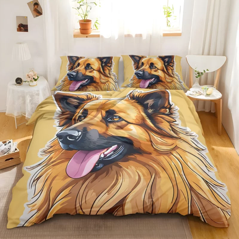 Belgian Tervuren Dog Intelligence Unleashed Bedding Set 2