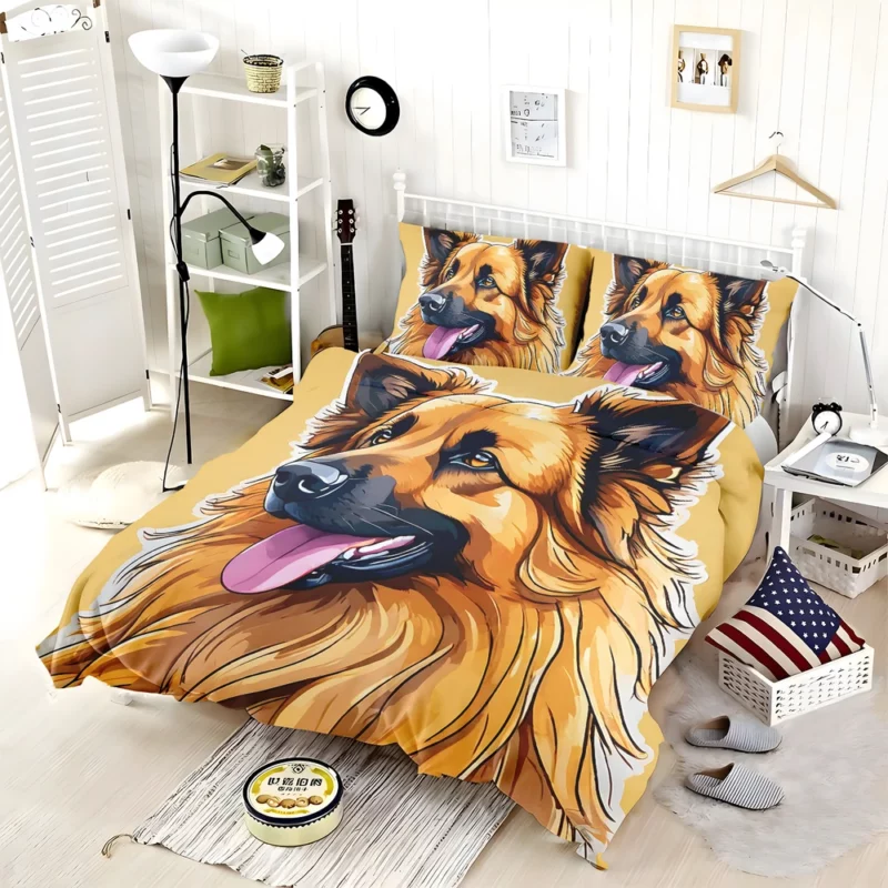 Belgian Tervuren Dog Intelligence Unleashed Bedding Set