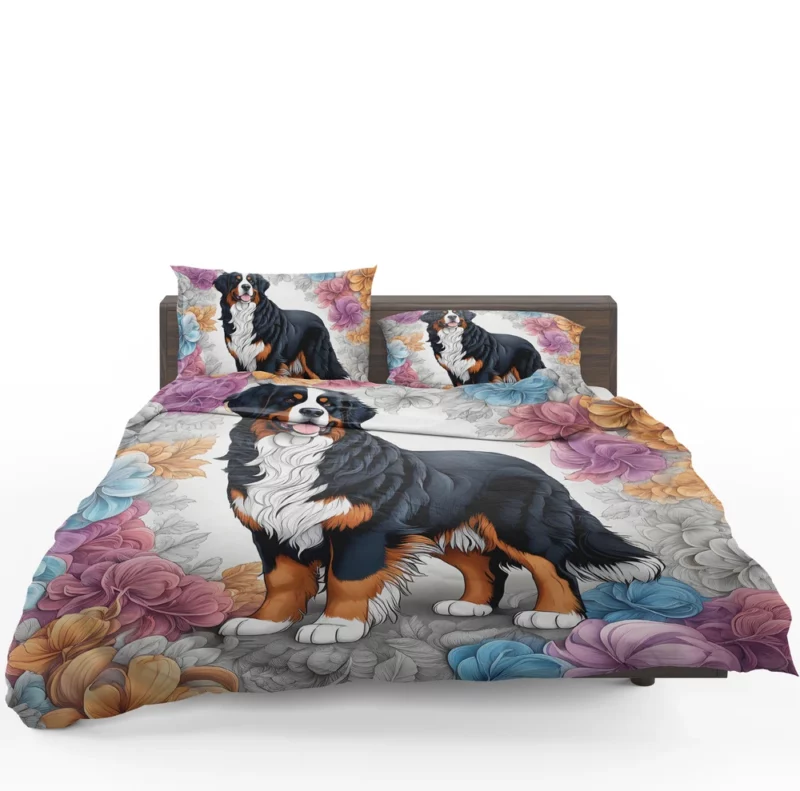 Bernese Mountain Dog Athletic Dynamo Bedding Set 1