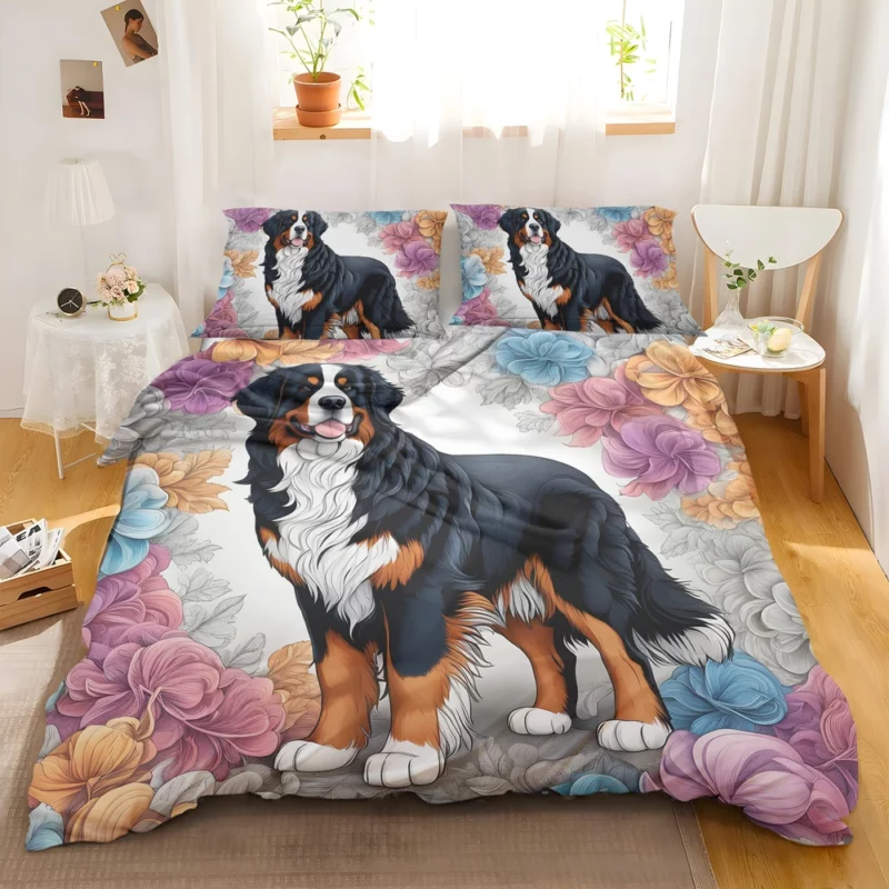 Bernese Mountain Dog Athletic Dynamo Bedding Set 2