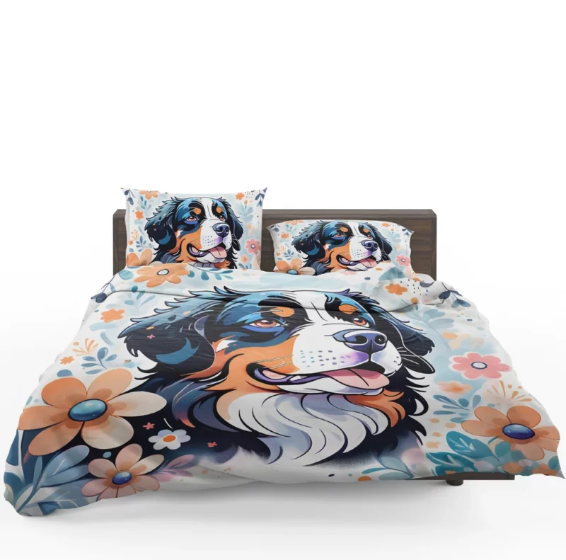 Bernese Mountain Dog Gentle Giant Bedding Set 1