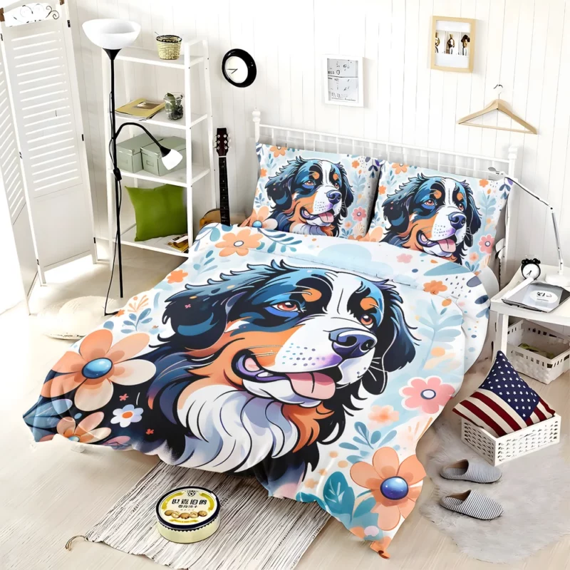 Bernese Mountain Dog Gentle Giant Bedding Set