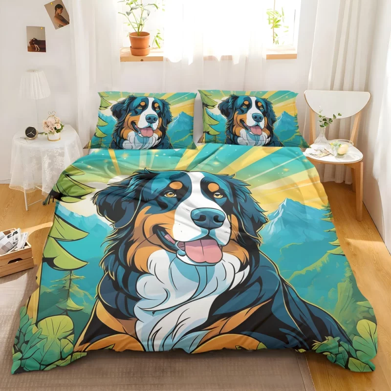 Bernese Mountain Dog Trusted Guardian Bedding Set 2