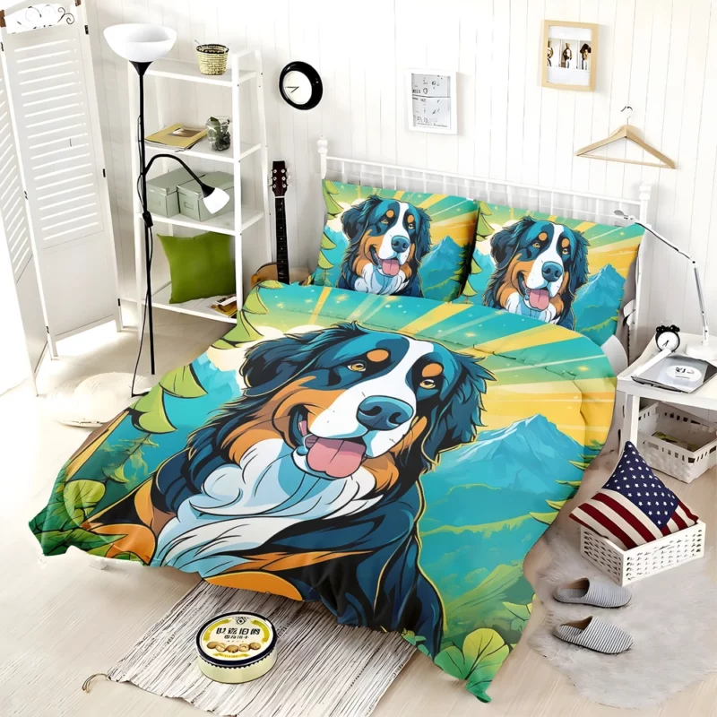 Bernese Mountain Dog Trusted Guardian Bedding Set