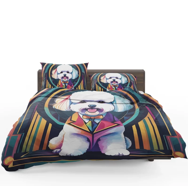 Bichon Frise Dog Elegant Explorer Bedding Set 1