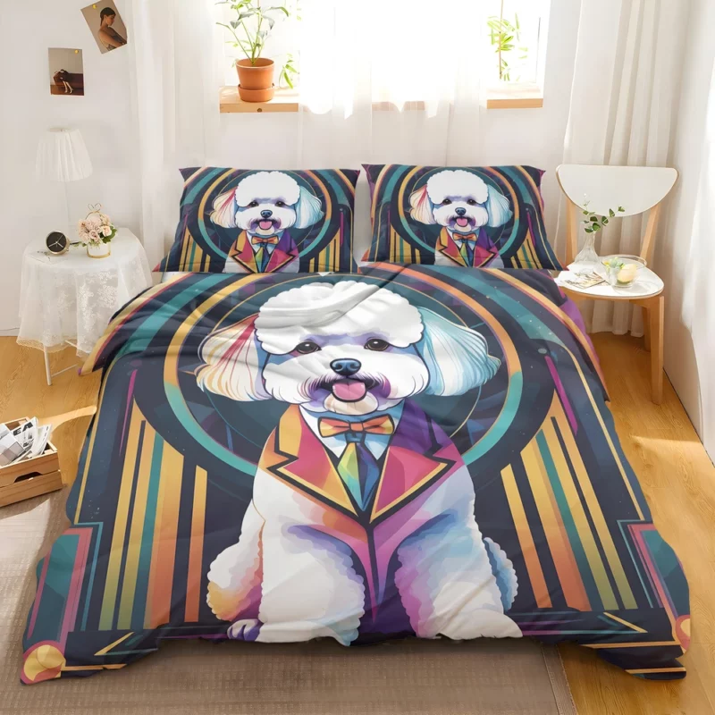 Bichon Frise Dog Elegant Explorer Bedding Set 2