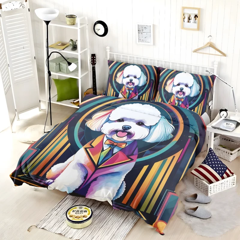 Bichon Frise Dog Elegant Explorer Bedding Set