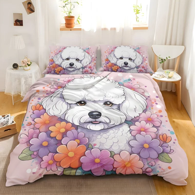 Bichon Frise Dog Energetic Explorer Bedding Set 2