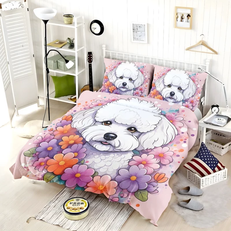 Bichon Frise Dog Energetic Explorer Bedding Set