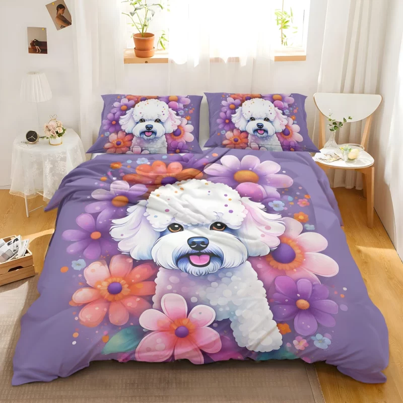 Bichon Frise Dog Fluffy Charmer Bedding Set 2