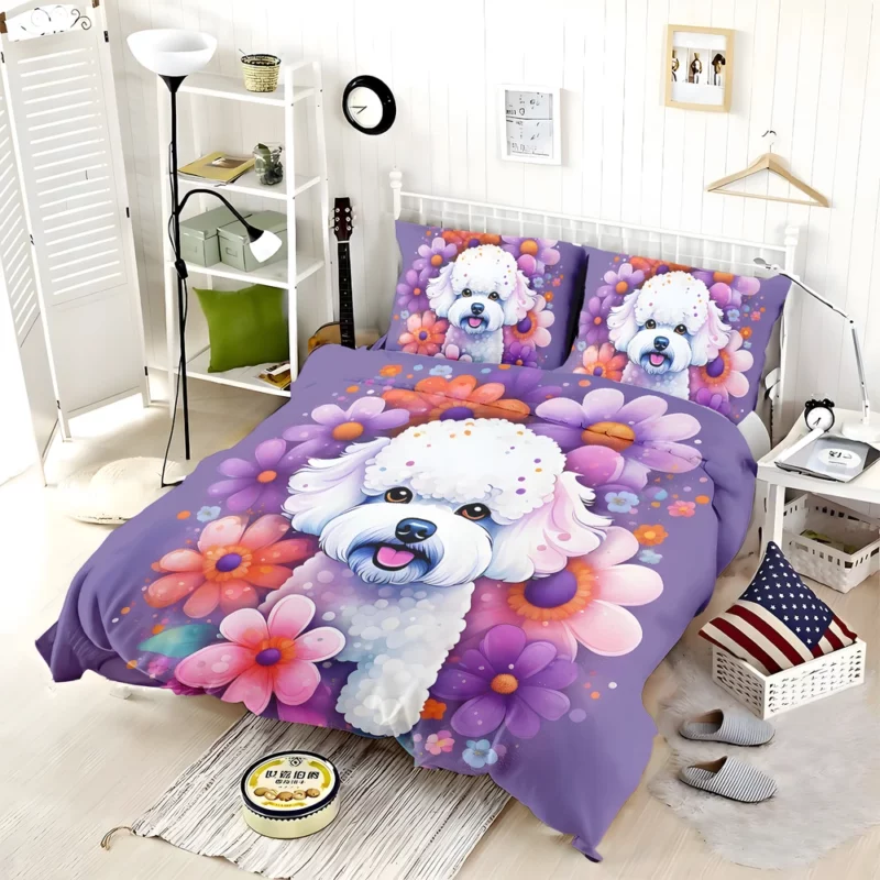 Bichon Frise Dog Fluffy Charmer Bedding Set