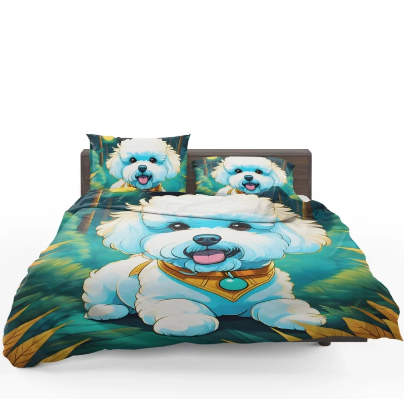 Bichon Frise Dog Intelligent Charm Bedding Set 1